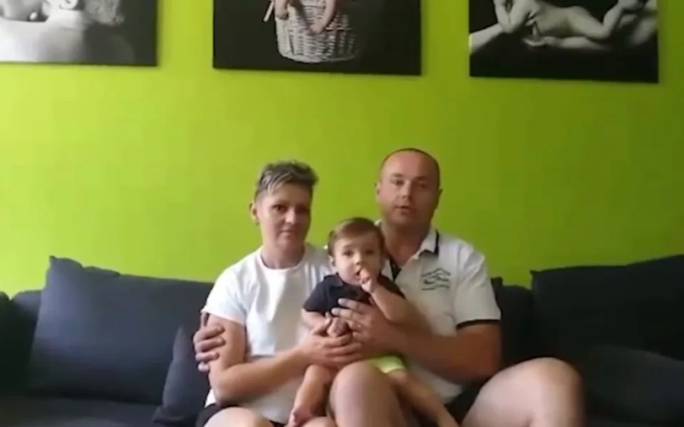 Malý Štěpánek s rodiči