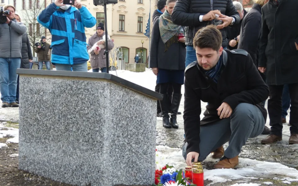 Jihlava slavnostní pietou zavzpomínala na úmrtí Jana Palacha