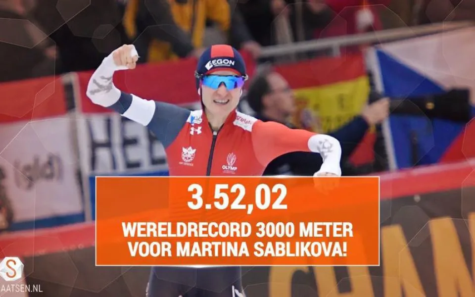 Neskutečné! Martina Sáblíková překonala svůj týden starý světový rekord a ovládlla Světový pohár