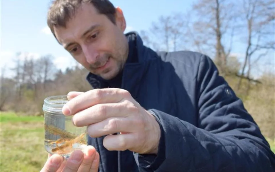 Martin Hyský na prohlídce Přírodní památky Hajnice