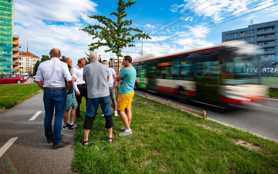 U vstupu na jihlavský urgent přibydou zastávky. Rekonstrukce Vrchlického pomůže snížit hluk