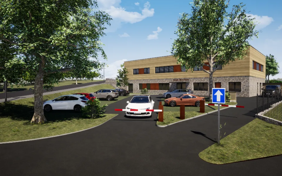 Vizualizace prvního domácího hospicu na Vysočinu