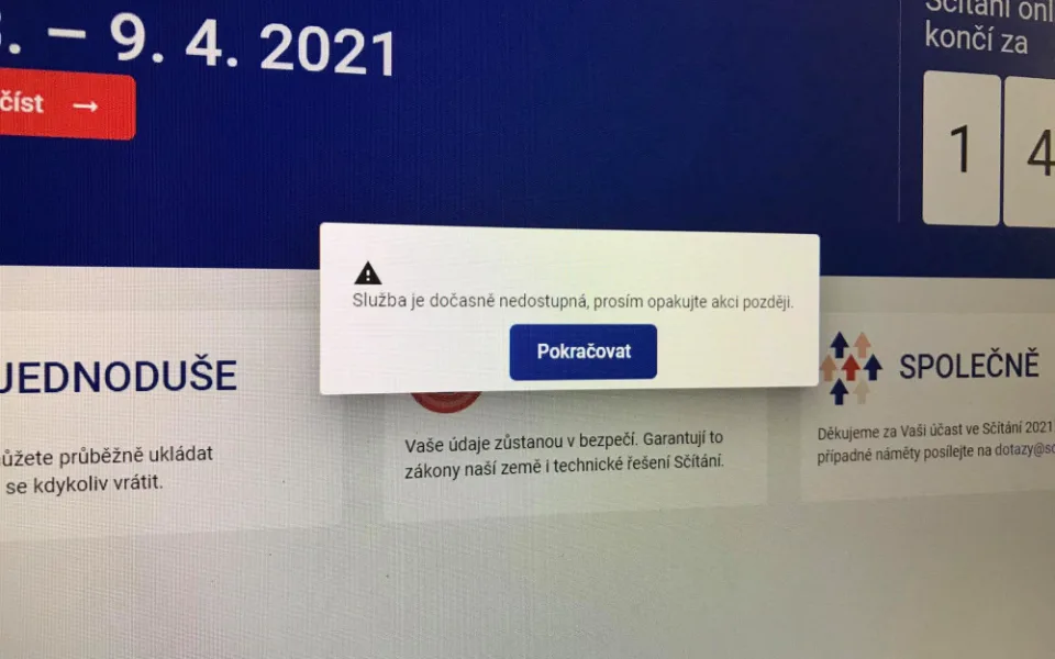 Dnes začalo sčítání lidu. Online formulář nefunguje