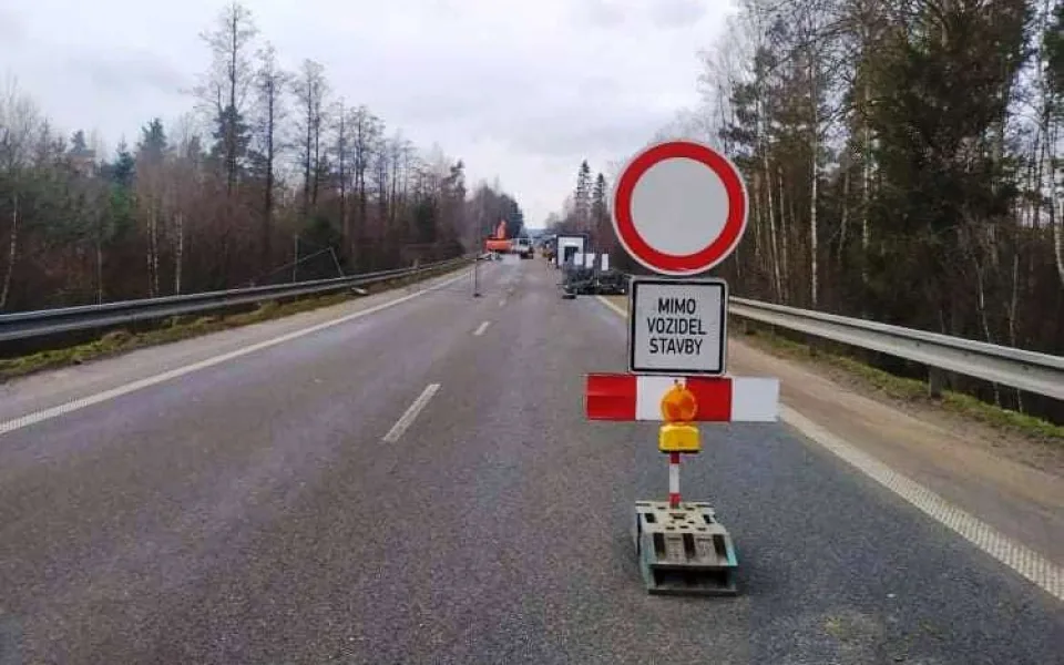 Rekonstrukce mostu na silnici II/602, u Dvorců na Jihlavsku