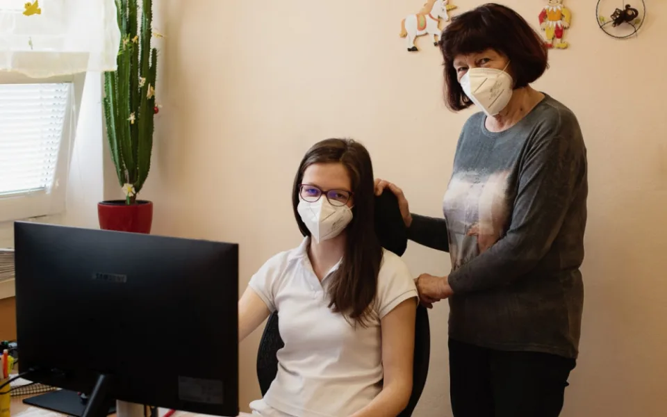 (Zleva): MUDr. Mirka Kozáková, MUDr. Libuše Nováková 