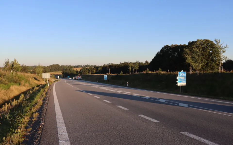 Místo, kde došlo k tragické dopravní nehodě