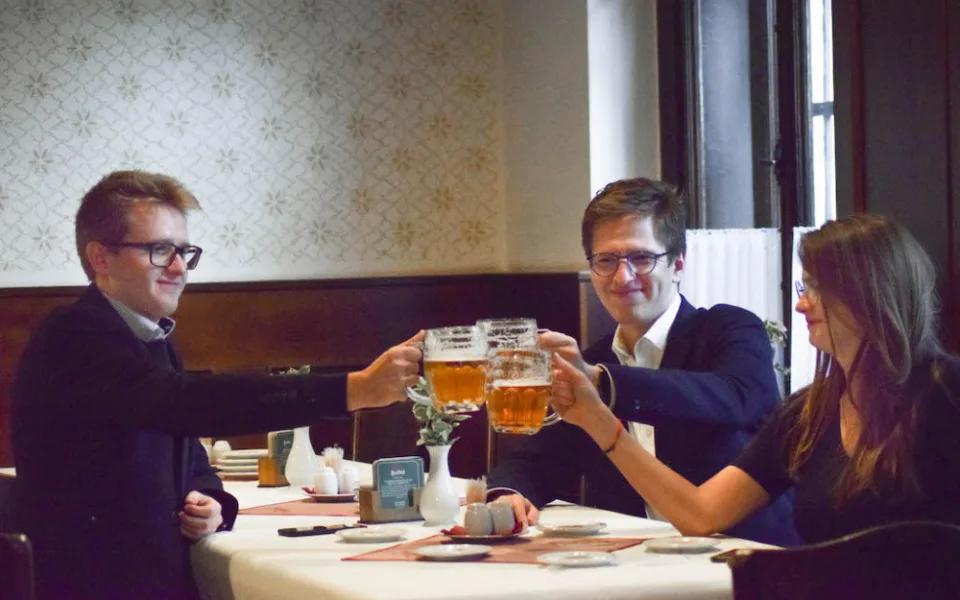 Zleva – Jiří, Martin a Klára Fialovi