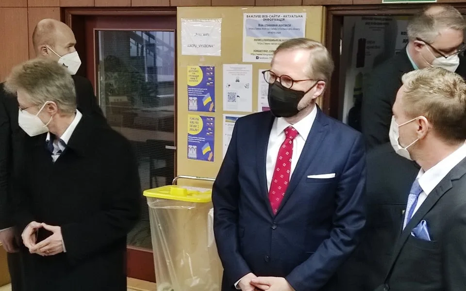 Premiér Petr Fiala během včerejší návštěvy KACPU v Jihlavě