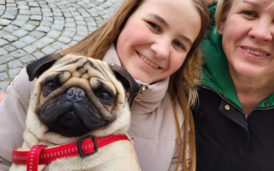 Diana, Nataša a pes Žoro