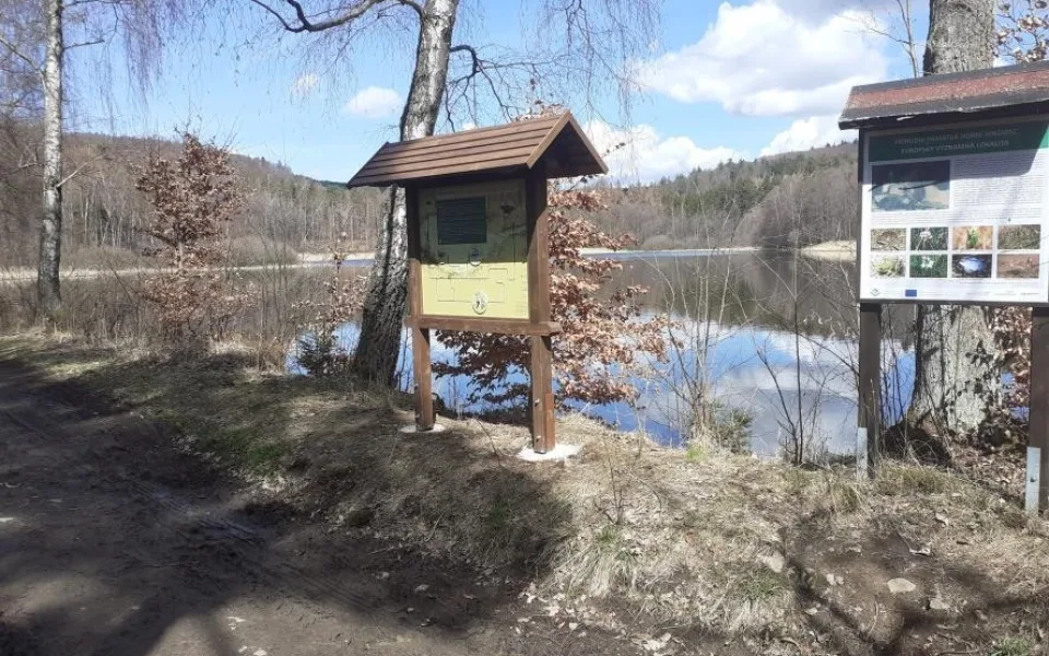 Interaktivní prvek na Horním Mrzatci