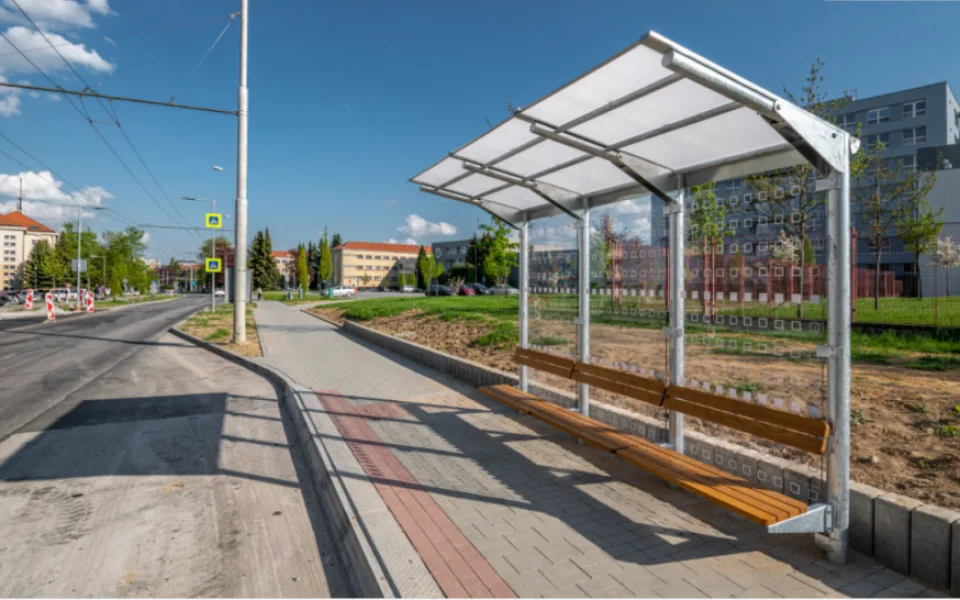 Ve středu bude do provozu uvedena nová zastávka u nemocnice.