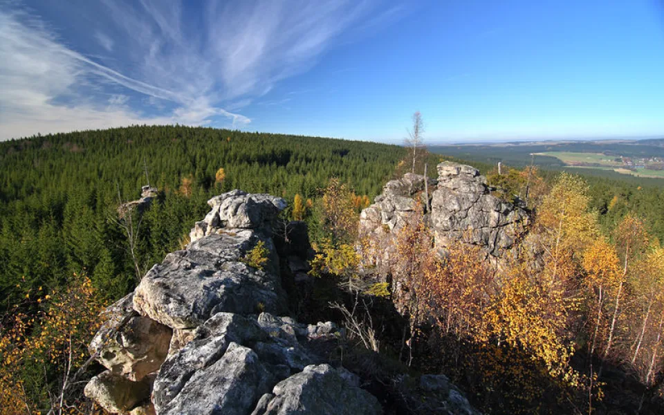 Malinská skála ve Žďárských vrších