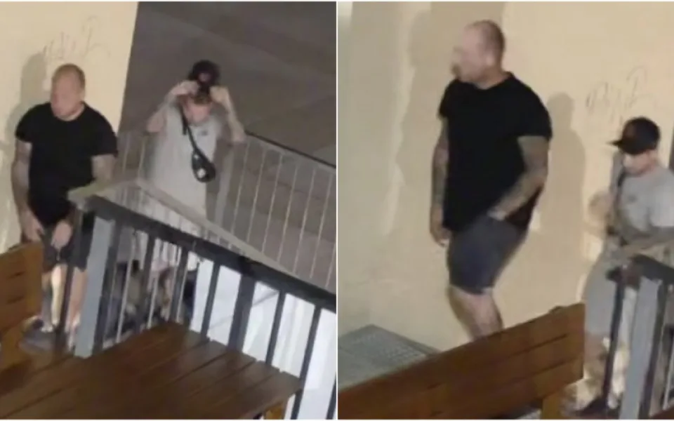 Útočník u podniku na Březinkách napadl dva muže. Neznáte dvojici na fotkách?