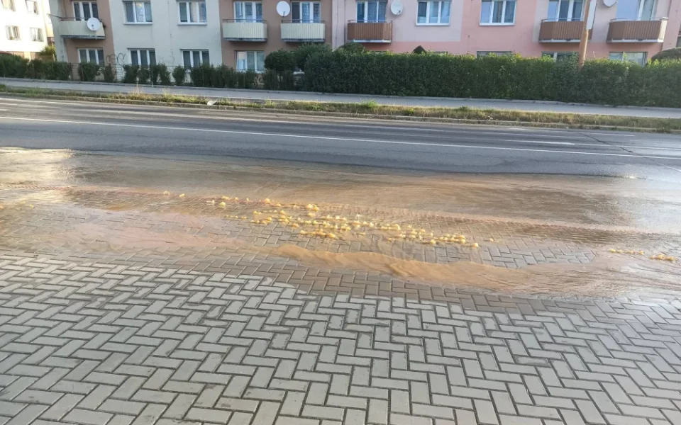 Situace z dnešního rána na Žižkově ulici
