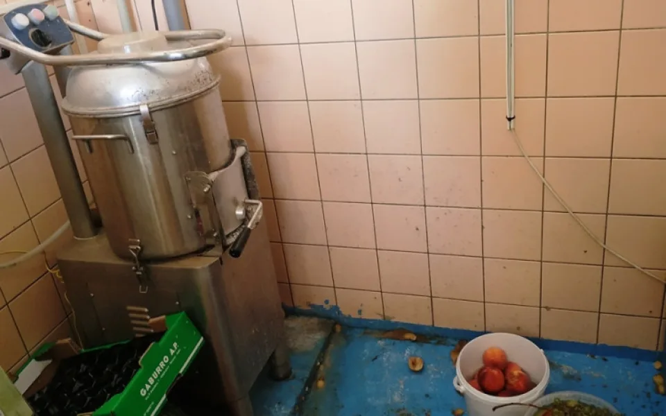 Podlaha v přípravně, RS Jiskra