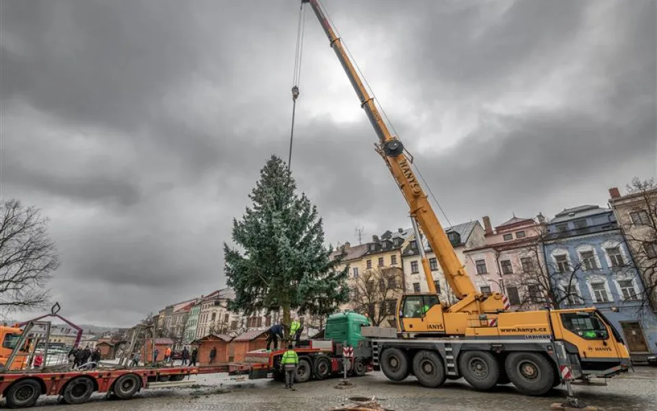 V loňském roce městu věnoval vánoční strom soukromník ze své zahrady na rohu ulic Smrčenská a Mánesova
