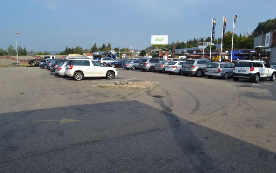 Odpočívka na dálnici D1 poblíž Velkého Meziříčí
