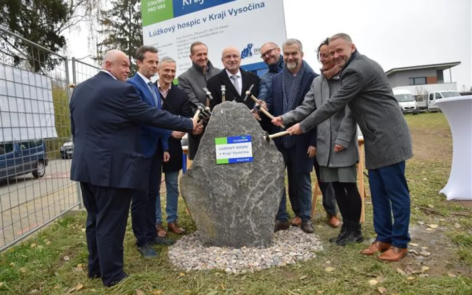 Stavba prvního hospice Vysočiny začala. Nabídne 20 lůžek, z toho dvě budou určena dětem
