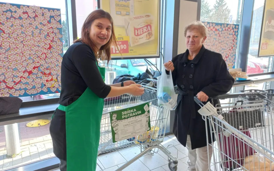 Solidarita v nelehké době. V jihlavské sbírce se shromáždila tuna potravin a drogerie