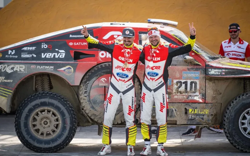 Jihlavan Martin Prokop šestým místem na Rallye Dakar posunul svoje maximum, vyrovnal i český rekord