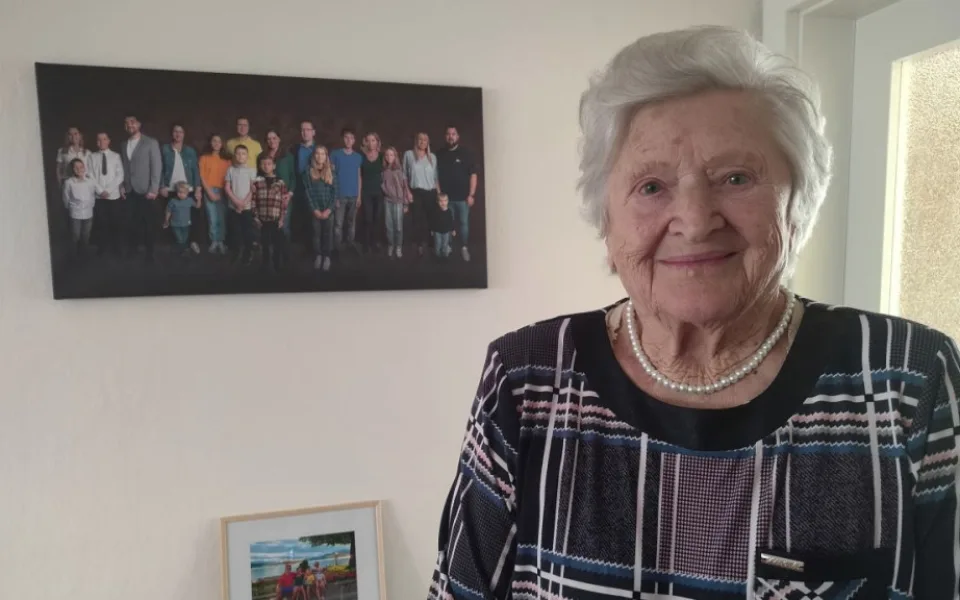 Josefa Šánová pracovala celý život jako učitelka. Loni v říjnu oslavila sté narozeniny.