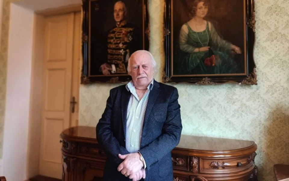 Hermenegild Jireček v penzionu Waldsteinovo Zátiší