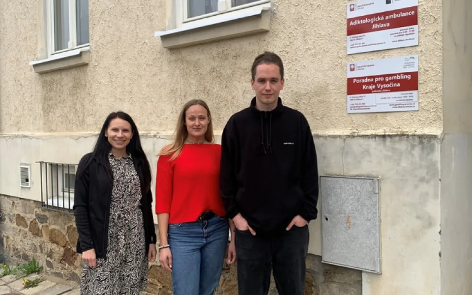 Zleva: Martina Věžníková, Anna Mištová (vedoucí služby) a Jan Kučera