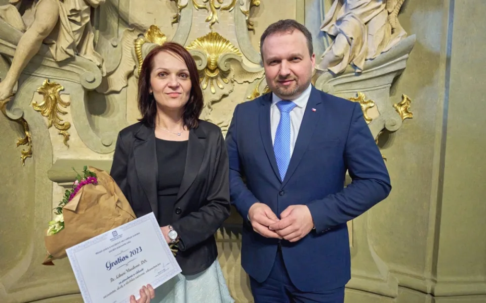 Libuše Musilová a ministr práce a sociálních věcí Marian Jurečka 