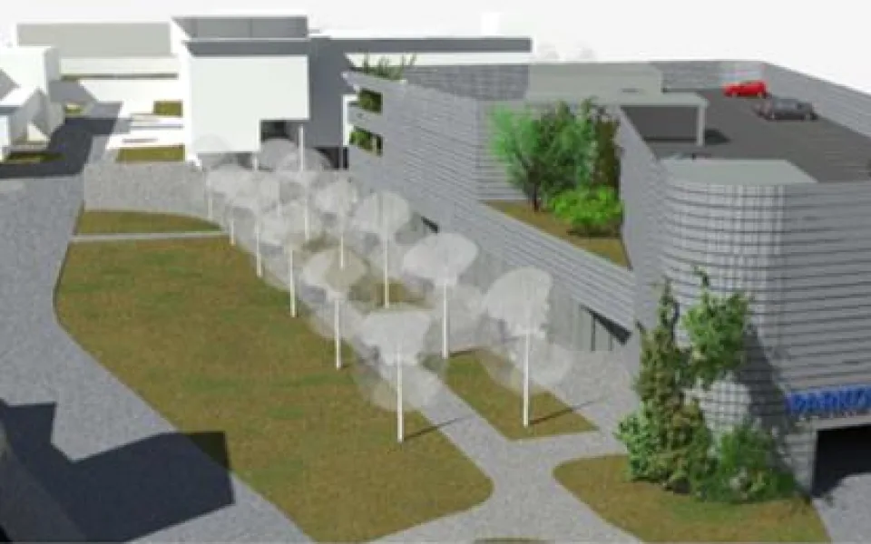U třebíčské nemocnice vyroste parkovací dům. Stavba vyjde na 180 milionů, hotova má být na jaře 2025