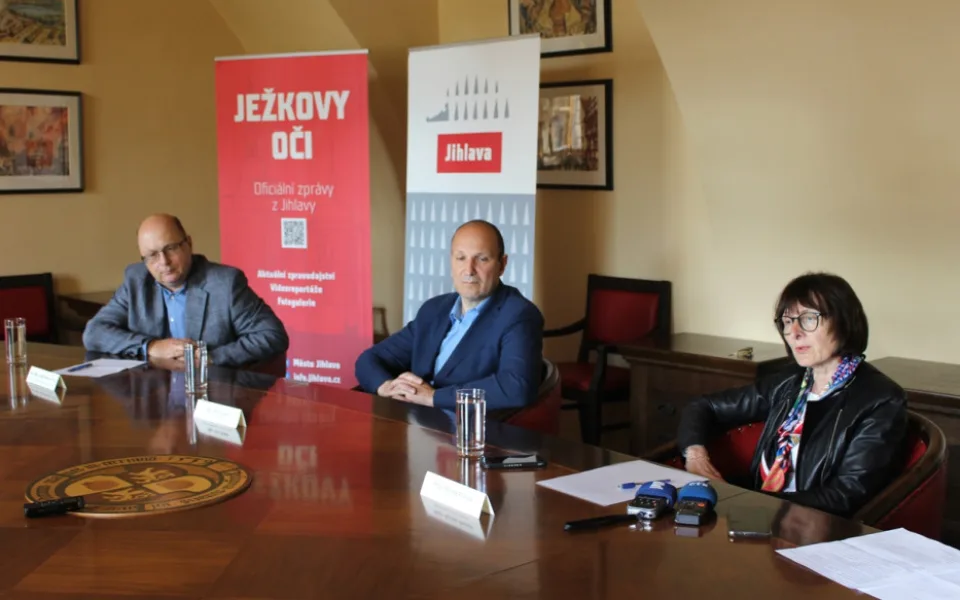 Zleva: Lukáš Fasor, Petr Ryška a Renata Pisková