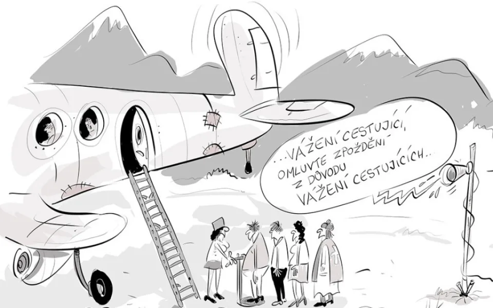 ORAŽENÉ OBRÁZKY: Červencová dávka vtipů od kreslíře Jana Tatarky