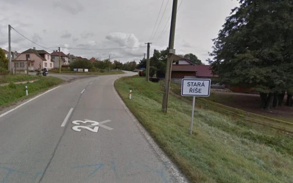 Úsek, kde bude v pondělí 17. července zahájena oprava