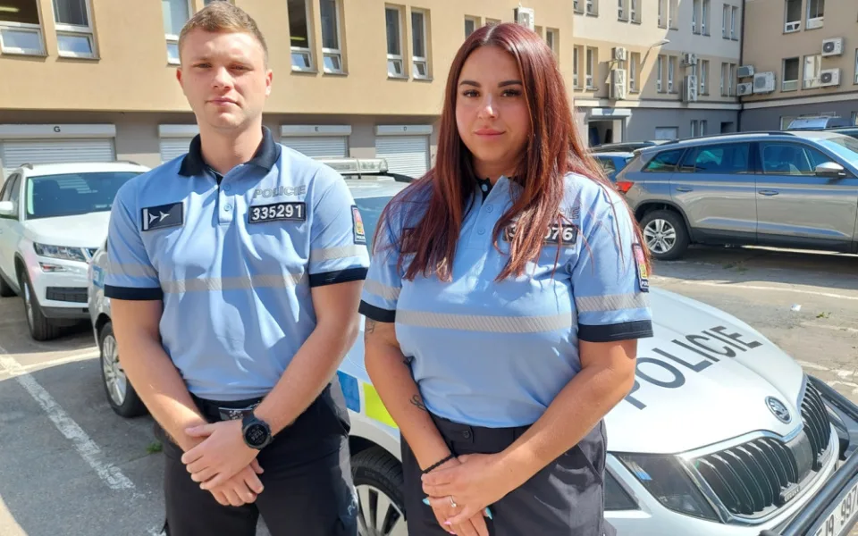 Zleva: Jiří Marek a Dominika Poláková