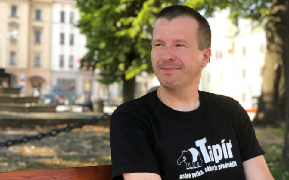 Kreslíř vtipů Lukáš Křenek