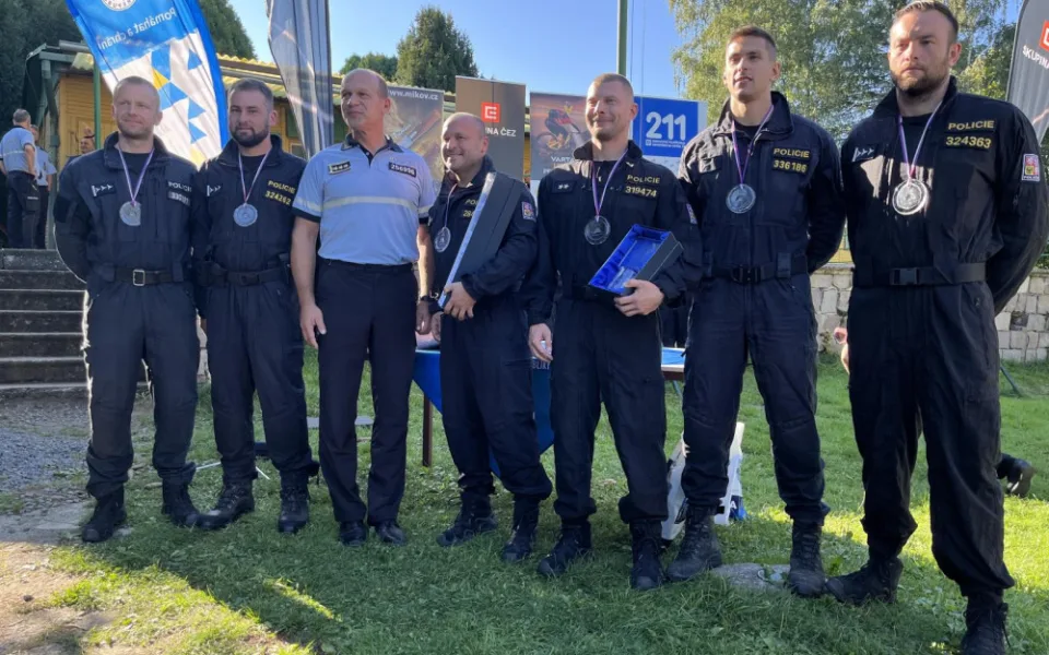 Policisté z Vysočiny vyhráli soutěž v Budislavi. Ukázali, že jsou zdatní, umí střílet a zachovat chladnou hlavu