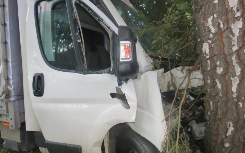 Mladý řidič se napil alkoholu a sedl za volant. Měl nehodu, po nárazu do stromu skončil v nemocnici