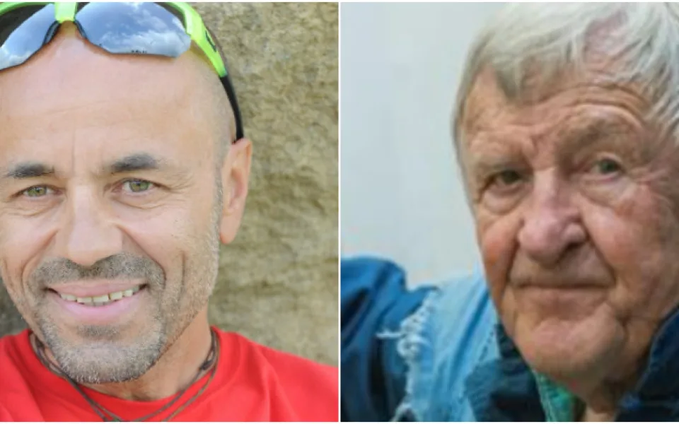 Vlevo: Radek Jaroš, vpravo: František Mertl zvaný Franta