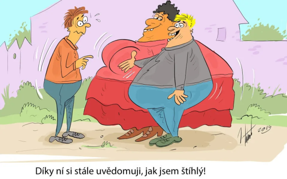 Listopadová dávka vtipů od kreslíře Jana Tatarky