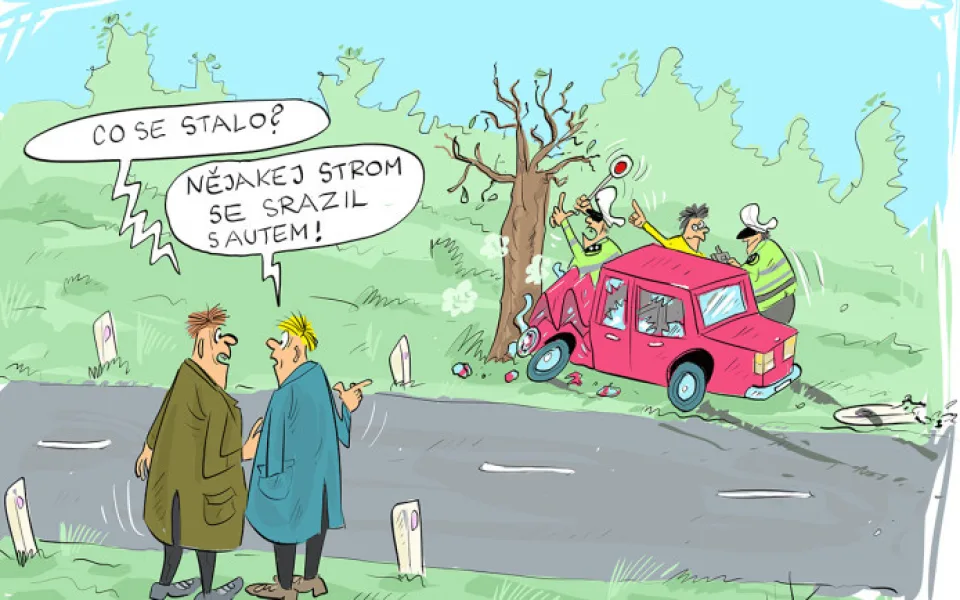 Prosincová dávka vtipů od kreslíře Jana Tatarky