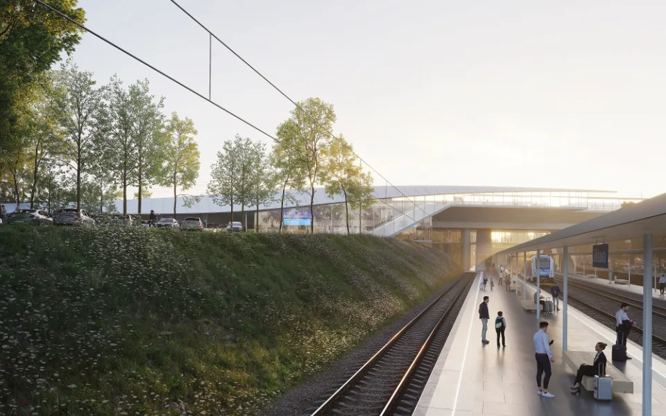 Vizualizace, jak bude vypadat terminál VRT v JIhlavě - Pávově