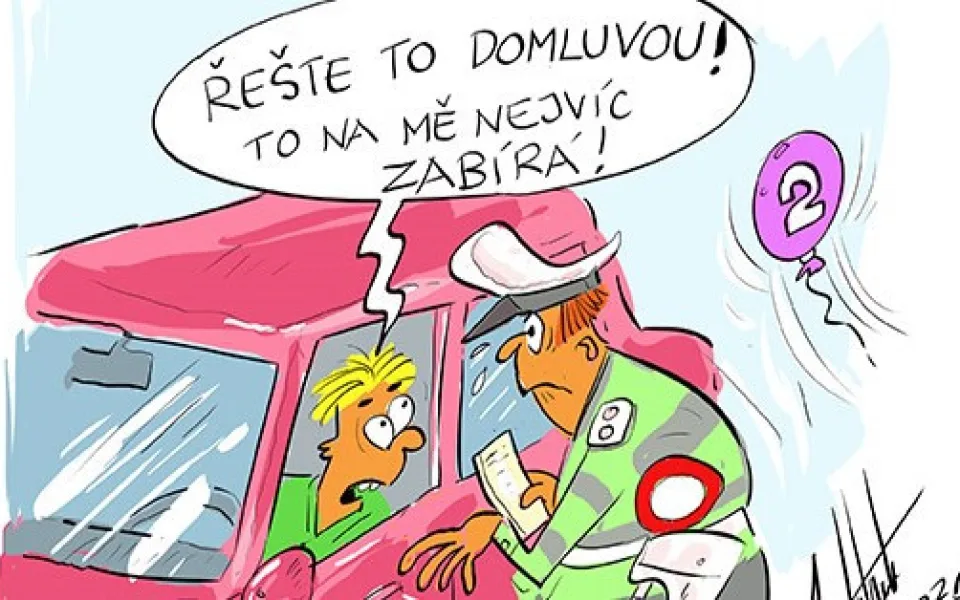 Dubnová dávka vtipů od kreslíře Jana Tatarky
