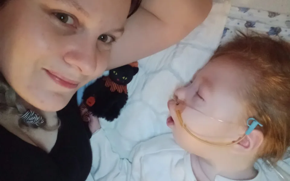 Tereza Novotná se synem Michaelem