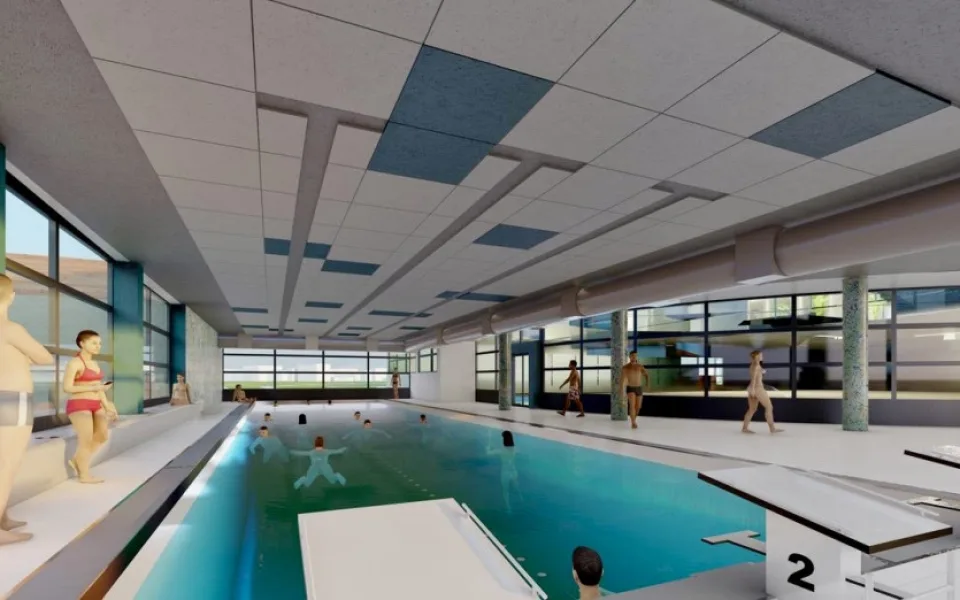 Vizualizace nového plaveckého bazénu. Zdroj: Aquapark Vodní ráj Jihlava/Facebook