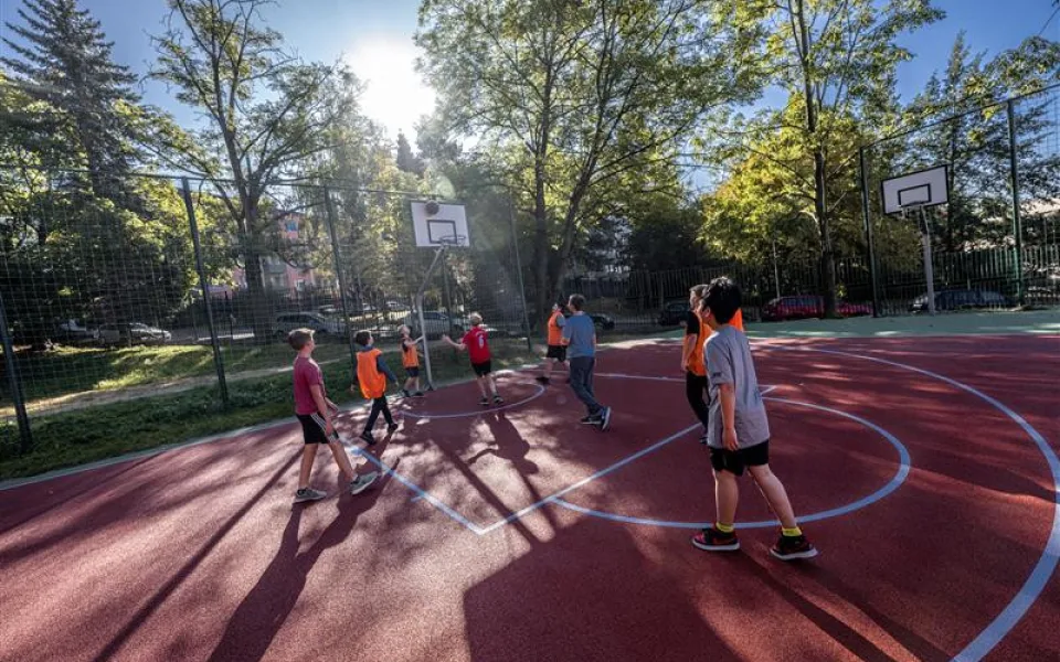Hřiště u ZŠ Seifertova. Foto: poskytlo Město Jihlava