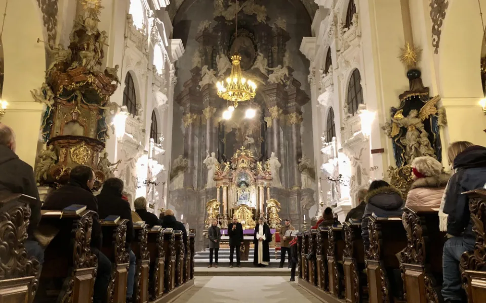 V Jihlavě budou pokračovat opravy kostela sv. Ignáce, obnovená bude i boční fasáda v Hluboké ulici