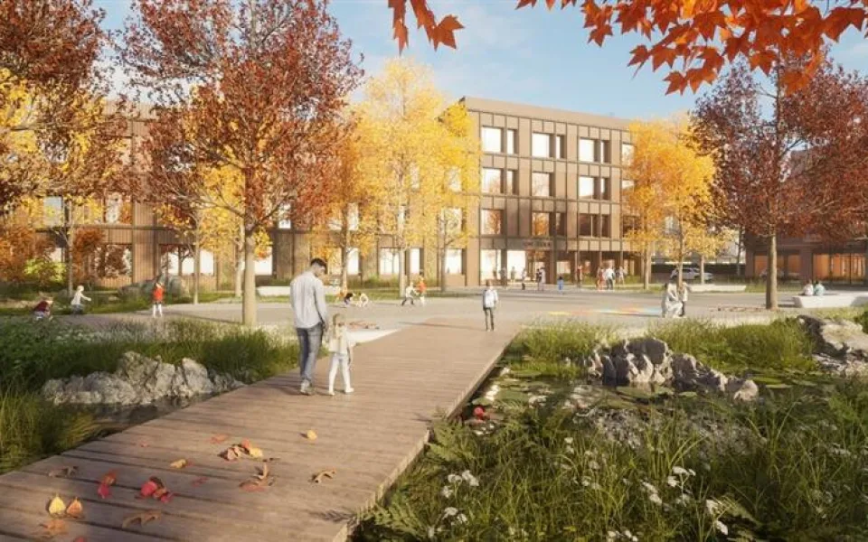 Územní studie Jihlava Buková. Vizualizace: poskytlo Město Jihlava