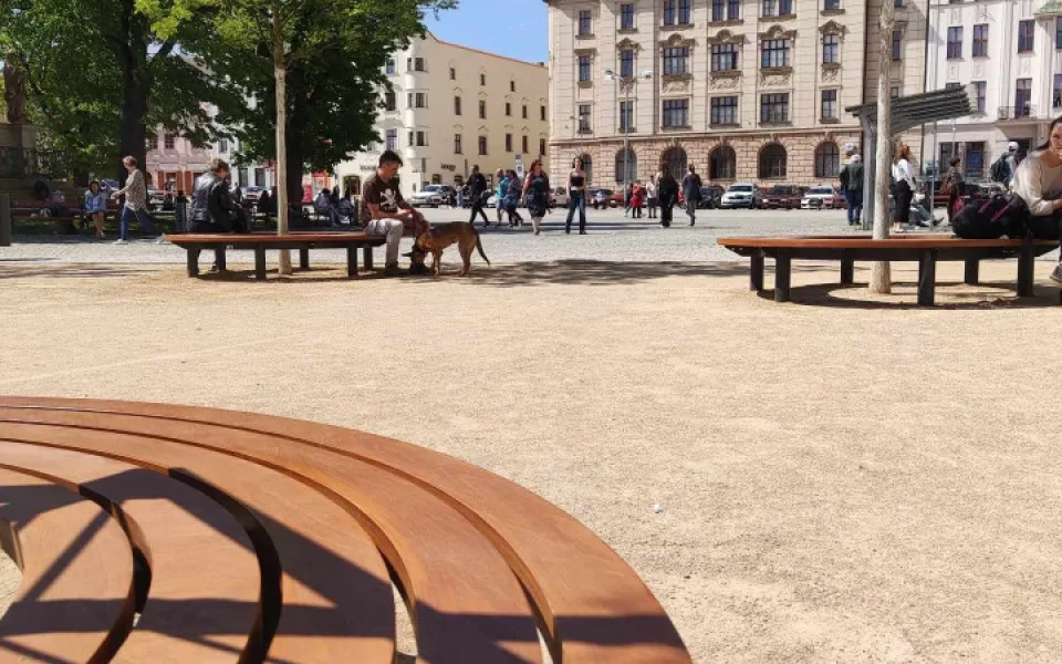 Peníze za lavičky kolem jerlínů nebyly z městské kasy, vysvětluje vedení Jihlavy