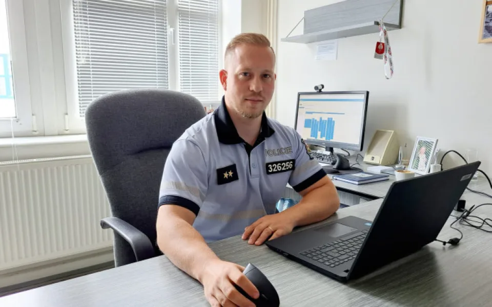 Mluvčí a preventista jihočeských policistů poručík Miroslav Šupík.
