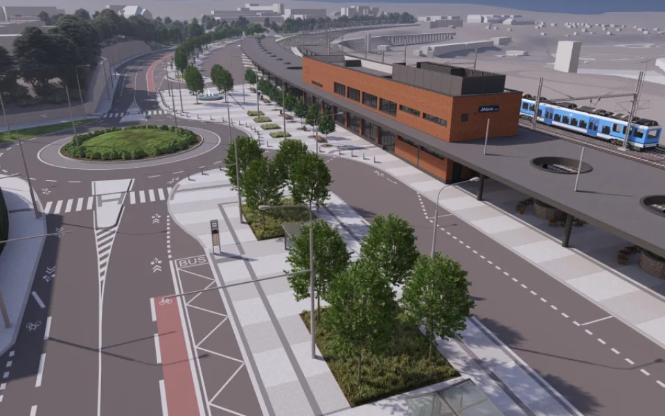 V Jihlavě přestaví městské vlakové nádraží firma Skanska, vyjde to na miliardu a čtvrt. Foto: Správa železnic