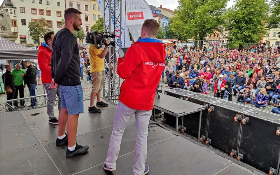 Ilustrační foto, vítání olympijského vítěze Lukáše Krpálka v roce 2021 na Masarykově náměstí